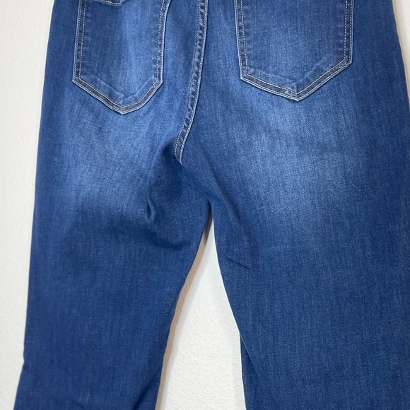 Kancan High-Rise Super Flare Denim Jeans Bell Bottom Hippie Boho Size 29 - Picture 10 of 12